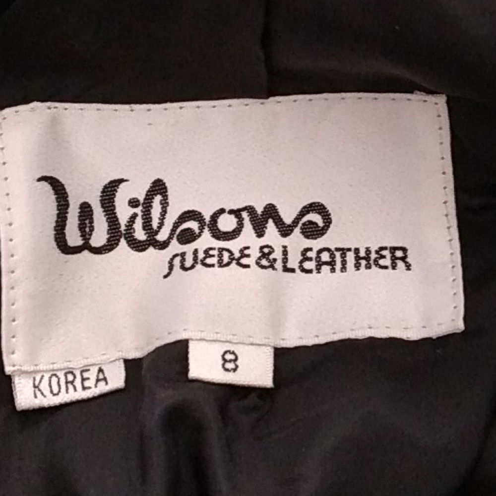 Vintage leather skirt - Picture 3 of 3